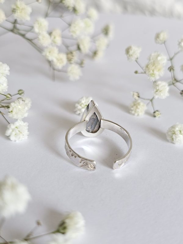 Bague réglable Labradorite – Image 2