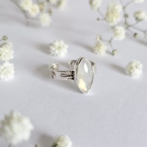 Bague réglable Pierre de lune