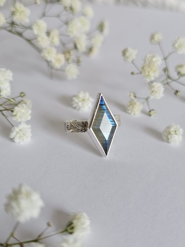Bague réglable Labradorite