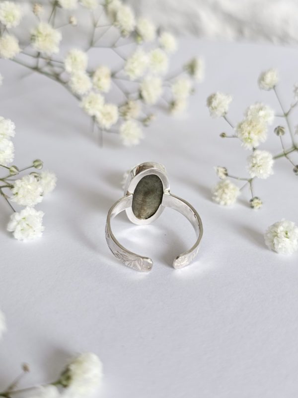Bague réglable Labradorite – Image 2
