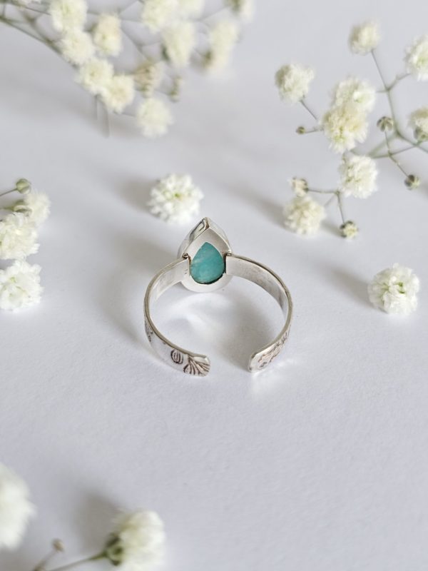 Bague réglable Amazonite – Image 2