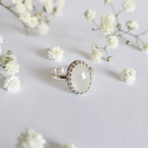 Bague réglable Pierre de lune