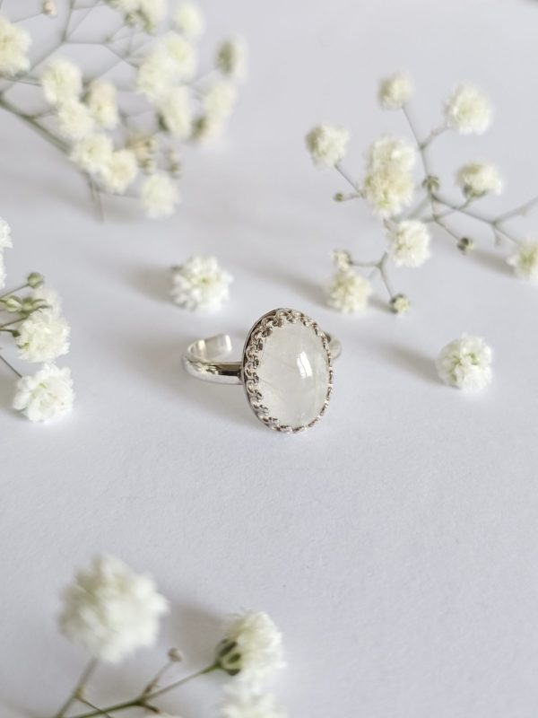 Bague réglable Pierre de lune