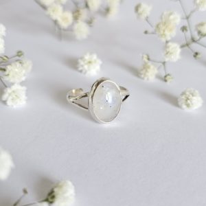 Bague réglable Pierre de lune
