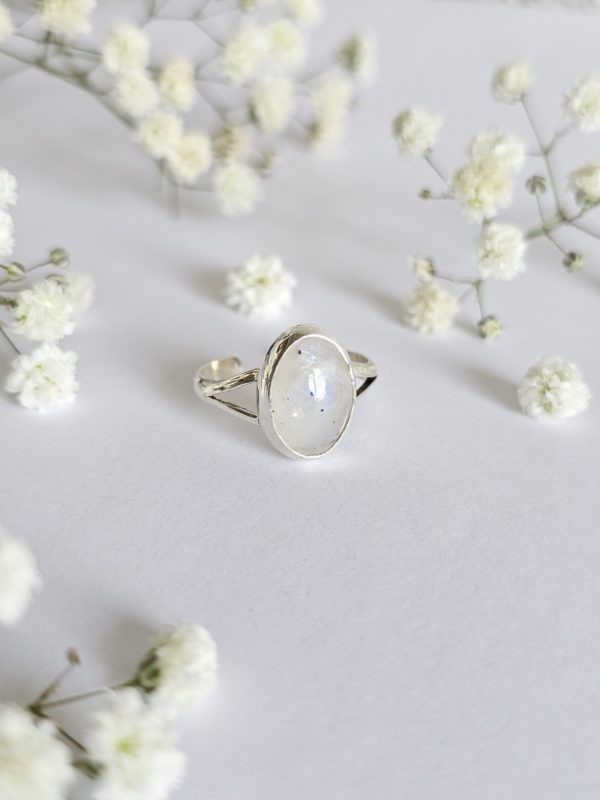 Bague réglable Pierre de lune