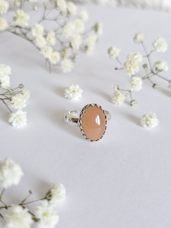 Bague réglable Pierre de lune