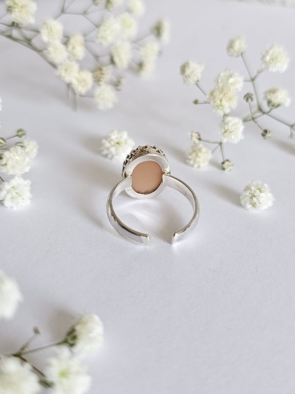 Bague réglable Pierre de lune – Image 2