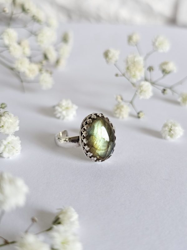 Bague réglable Labradorite