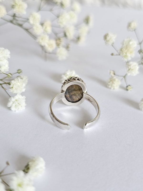 Bague réglable Labradorite – Image 2