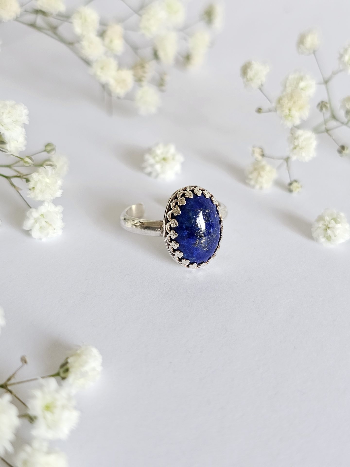 Bague réglable Lapis lazuli
