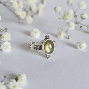 Bague réglable Labradorite
