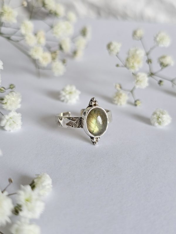 Bague réglable Labradorite