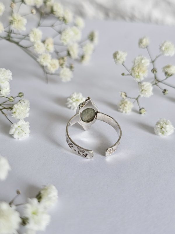 Bague réglable Labradorite – Image 2