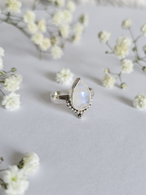 Bague réglable Pierre de lune