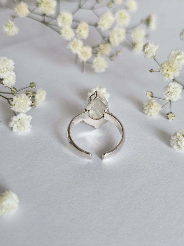 Bague réglable Pierre de lune – Image 2