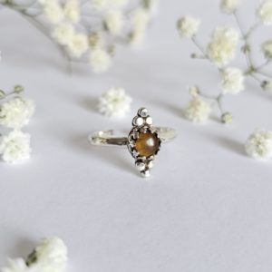 Bague réglable Oeil de tigre