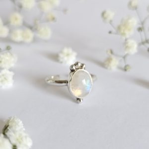 Bague réglable Pierre de lune