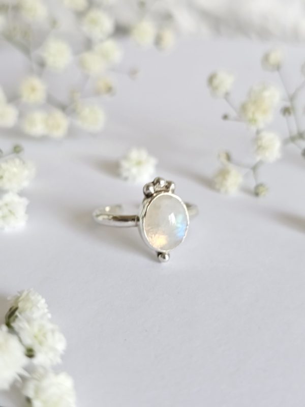 Bague réglable Pierre de lune