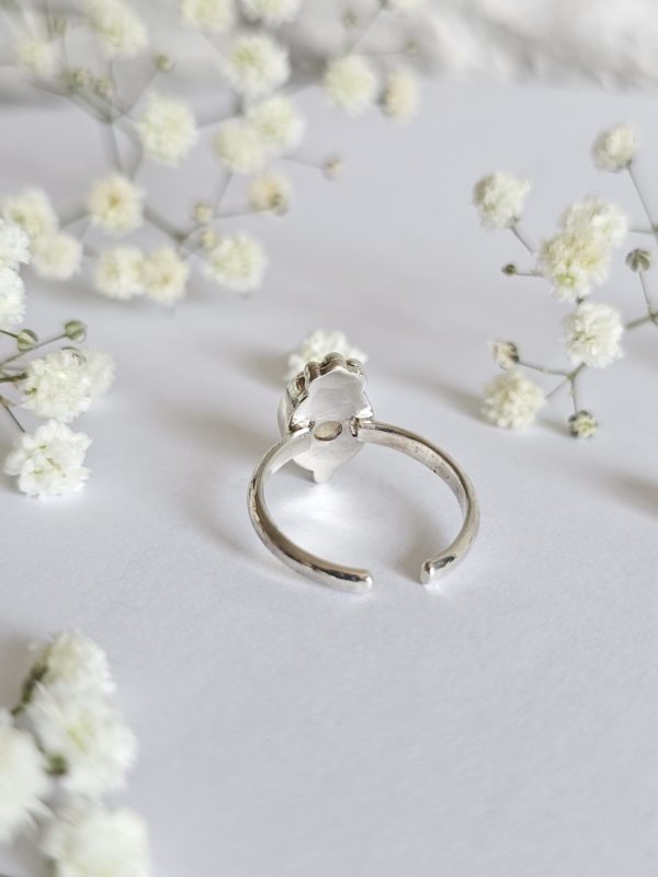 Bague réglable Pierre de lune – Image 2
