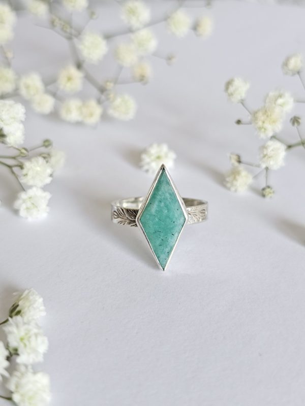 Bague réglable Amazonite – Image 3