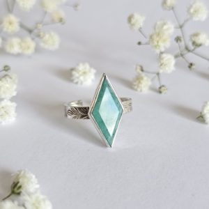 Bague réglable Amazonite