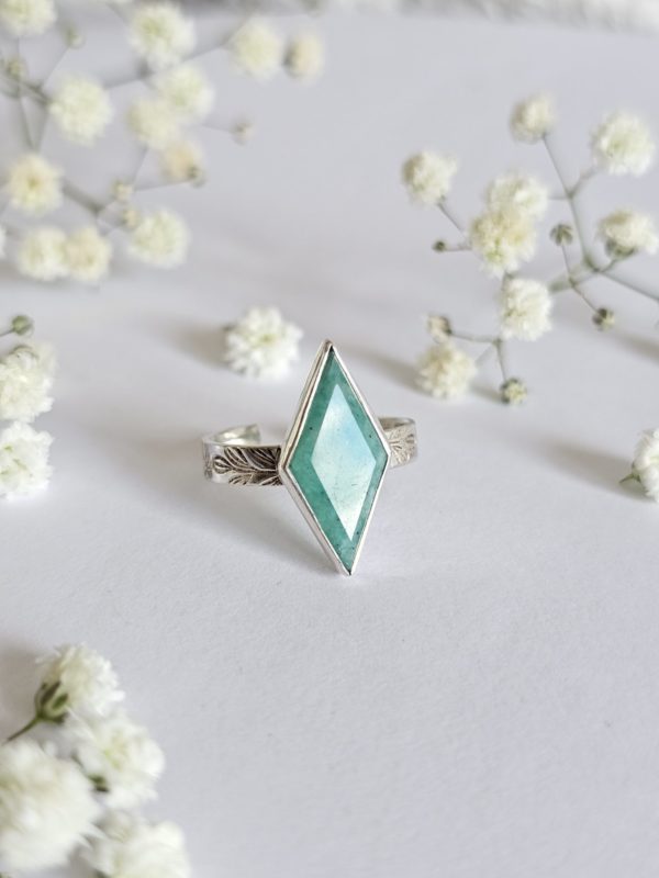 Bague réglable Amazonite