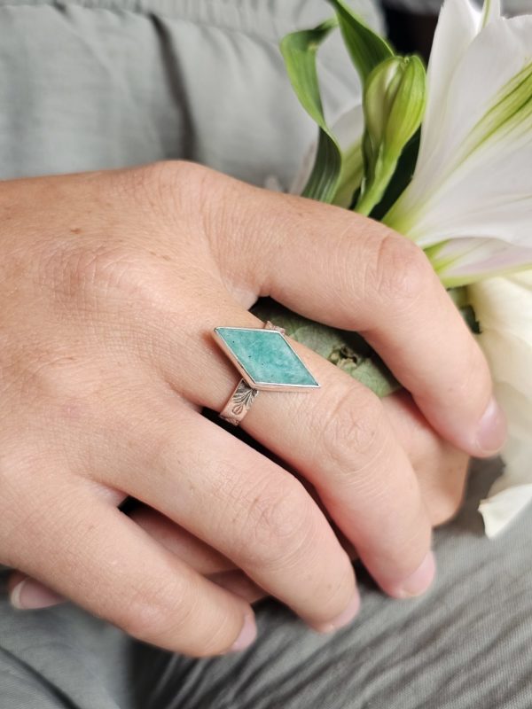 Bague réglable Amazonite – Image 4