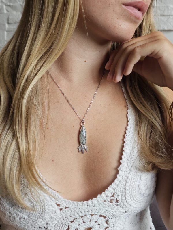 Pendentif Agate mousse – Image 7