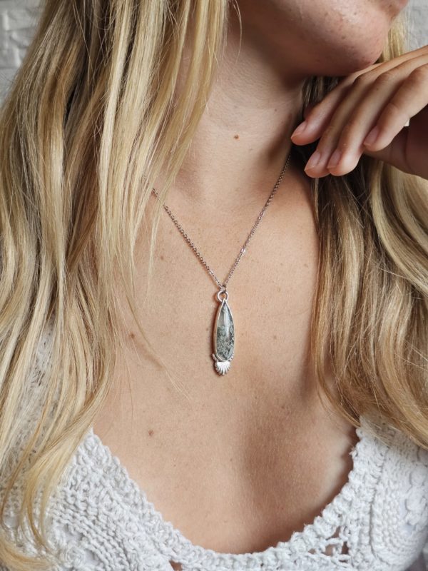 Pendentif Agate mousse – Image 7