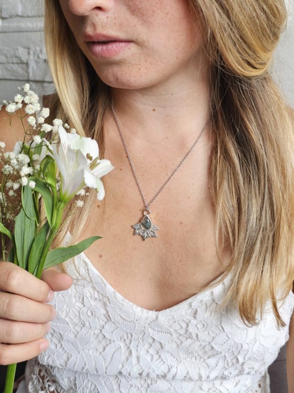 Pendentif Agate mousse – Image 2