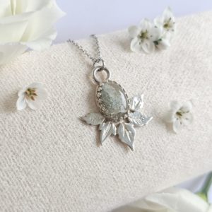 Pendentif Agate mousse