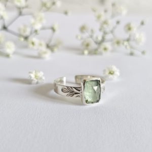 Bague réglable Cyanite