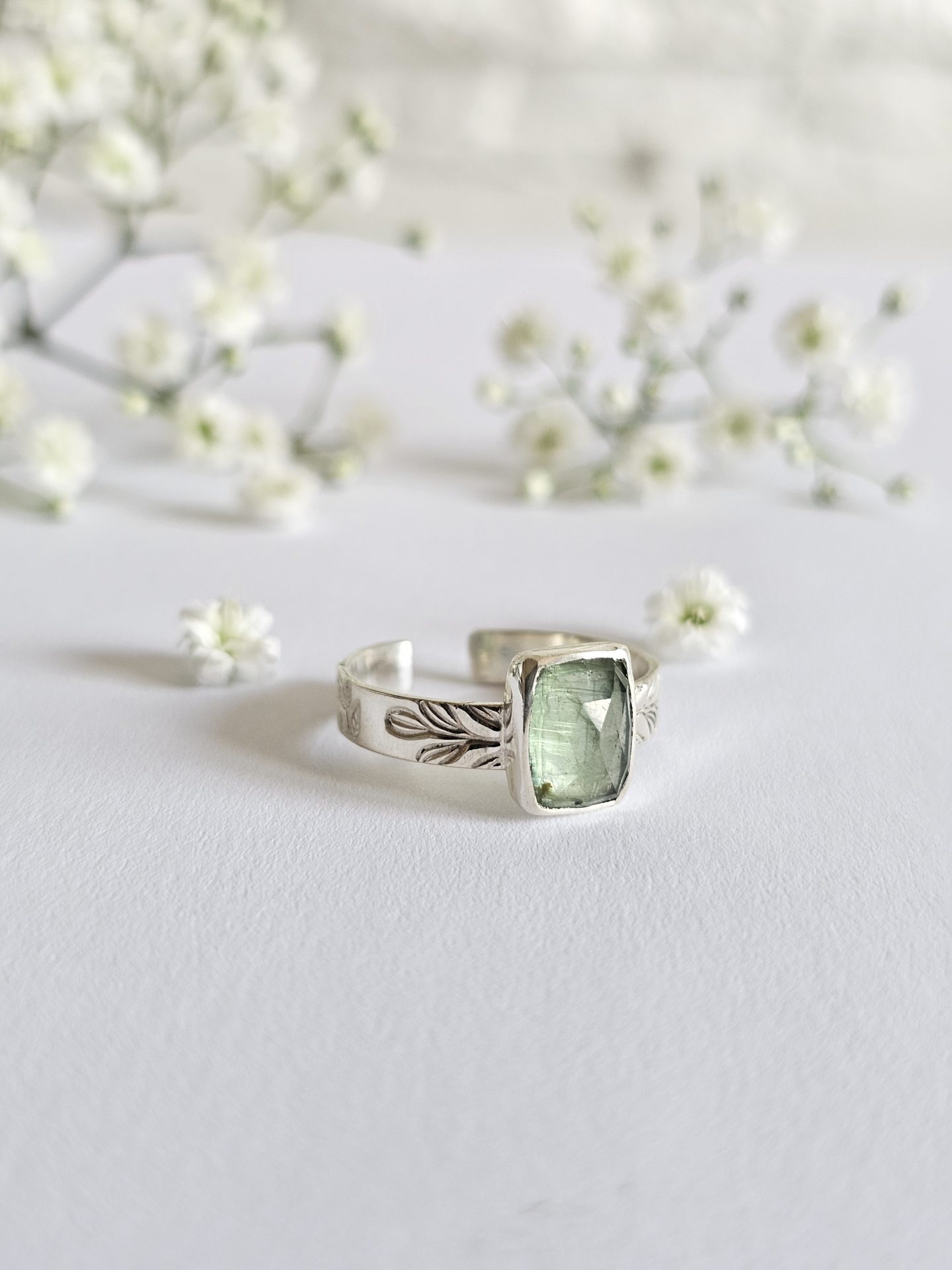 Bague réglable Cyanite