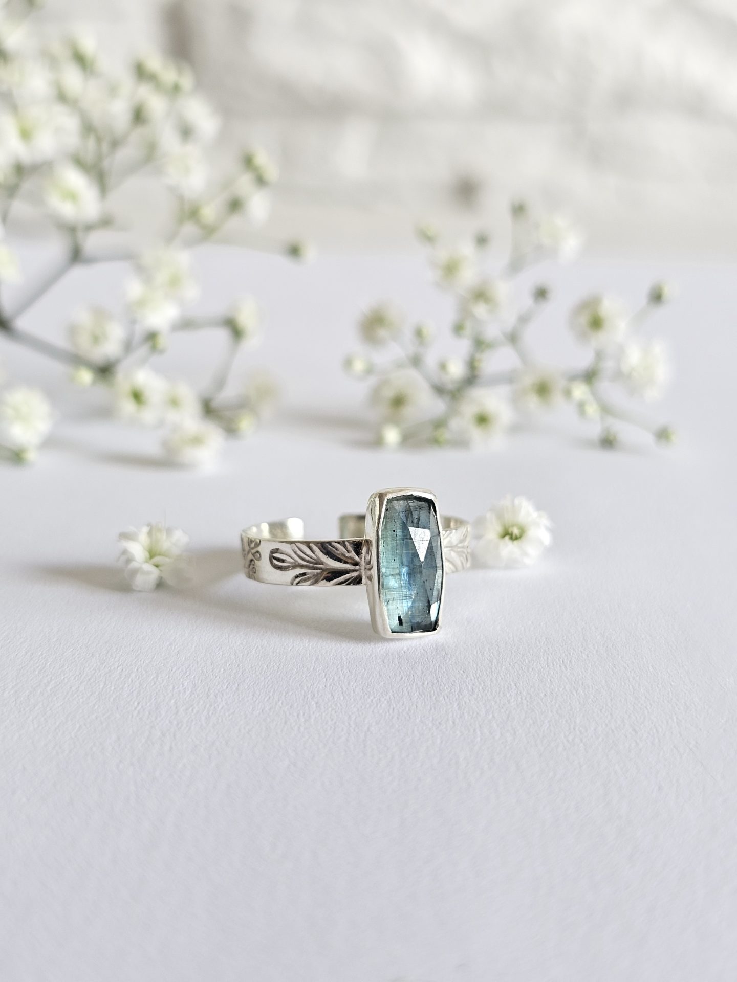 Bague réglable Cyanite