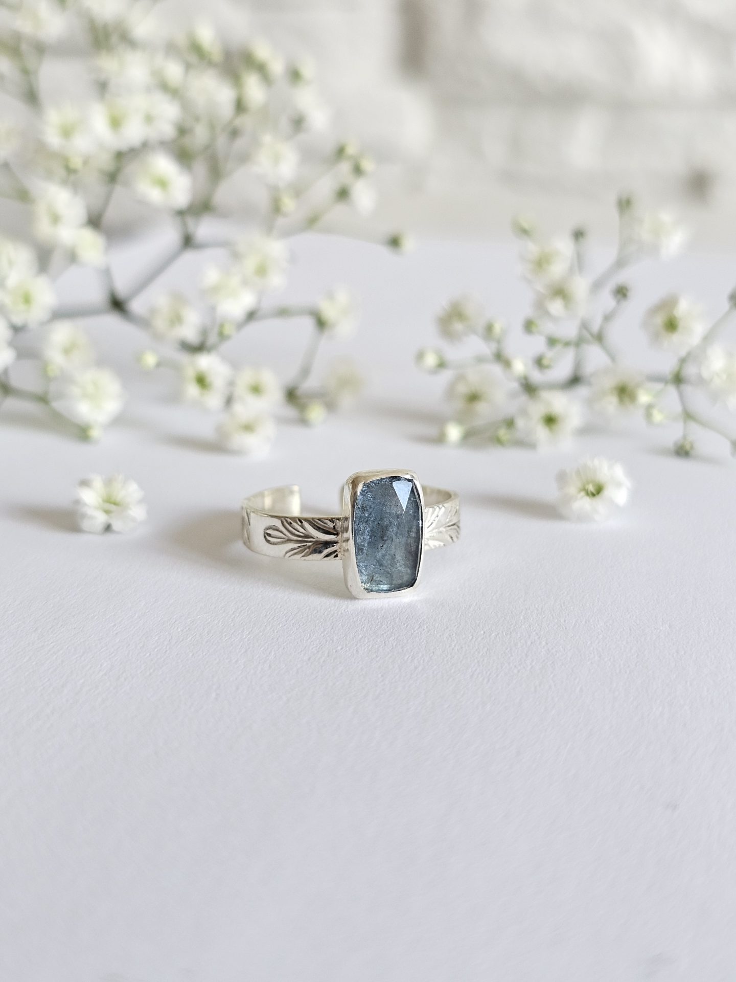 Bague réglable Cyanite