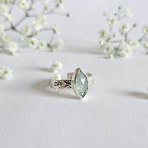 Bague réglable Cyanite