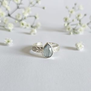 Bague réglable Cyanite