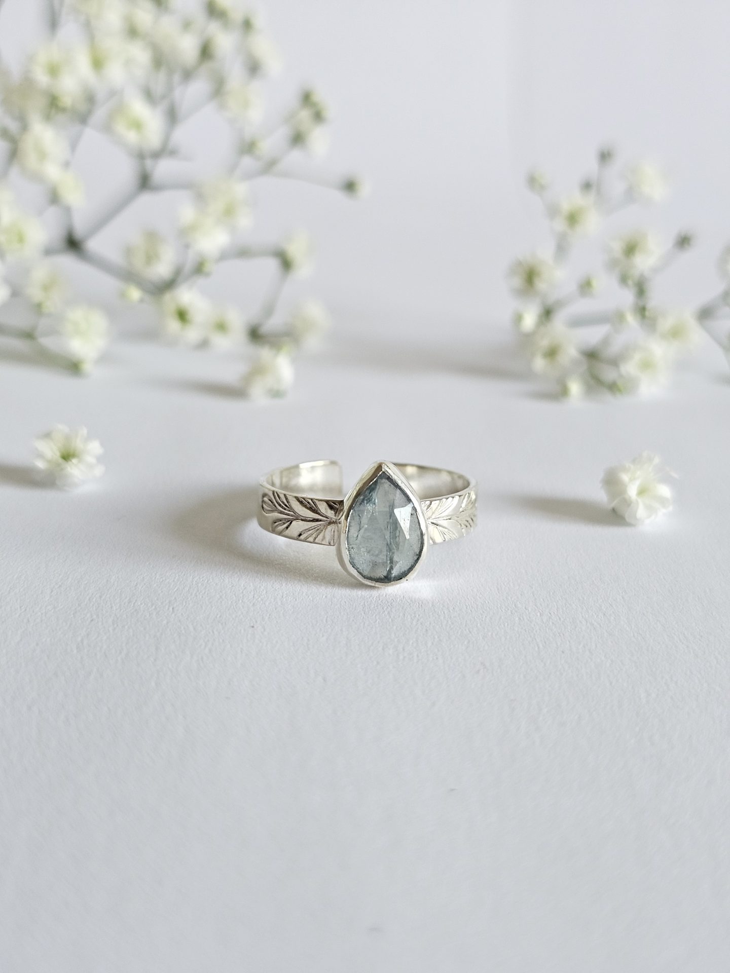 Bague réglable Cyanite