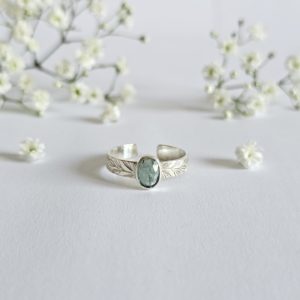 Bague réglable Cyanite