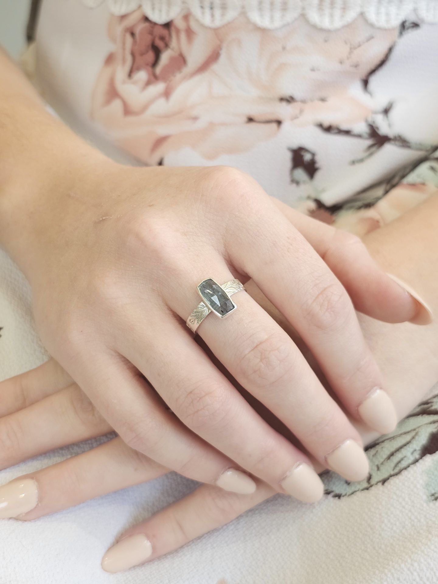 Bague réglable Cyanite – Image 6