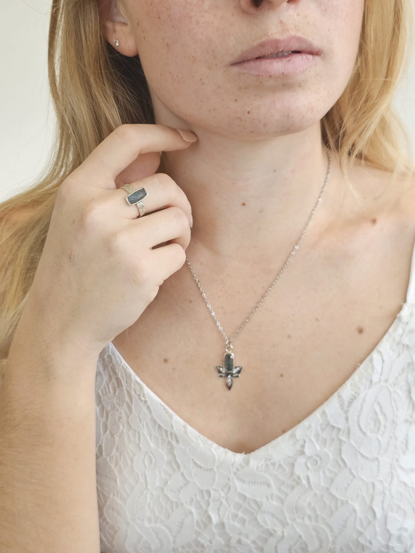 Bague réglable Cyanite – Image 5