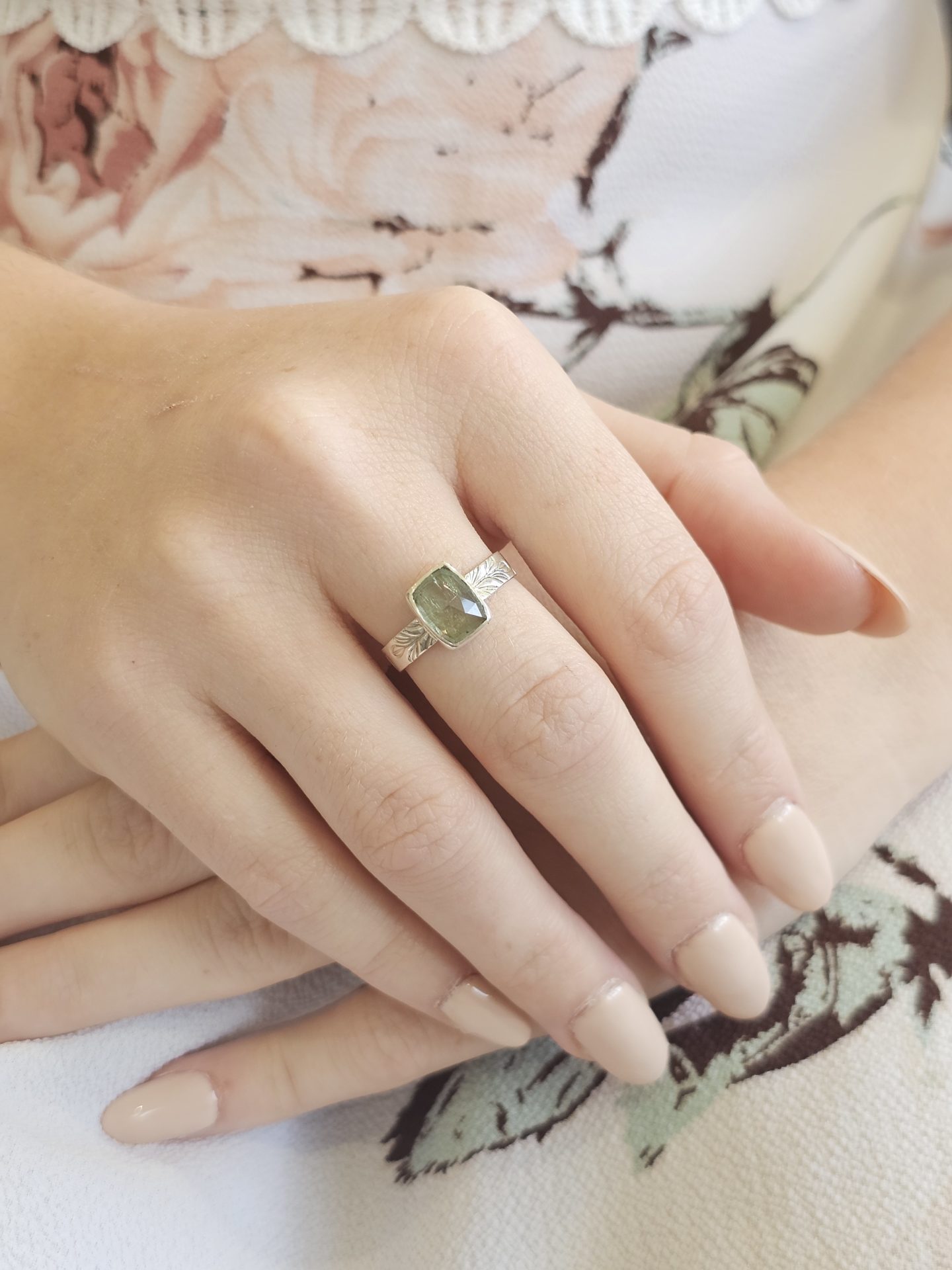 Bague réglable Cyanite – Image 3