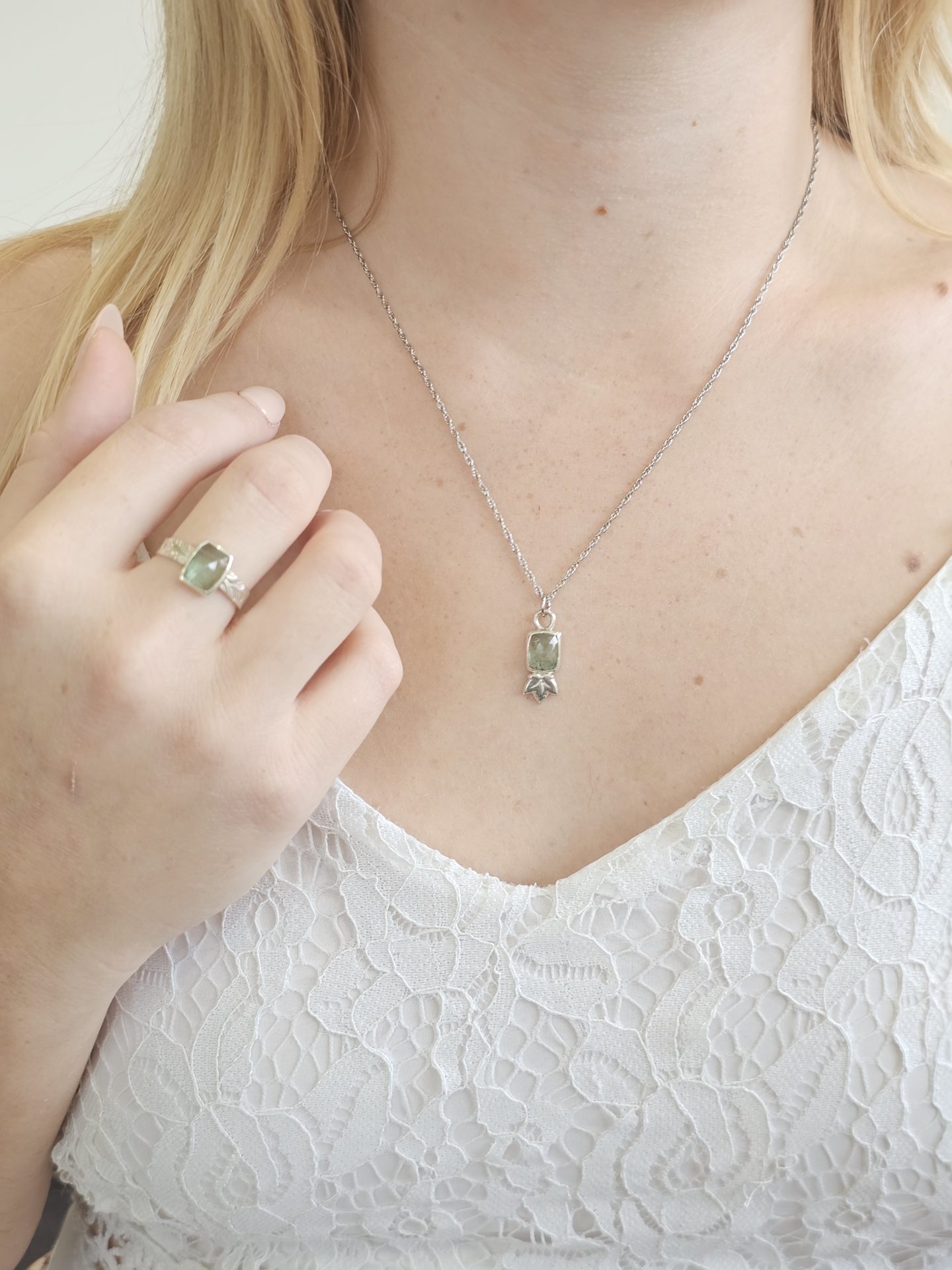 Bague réglable Cyanite – Image 5