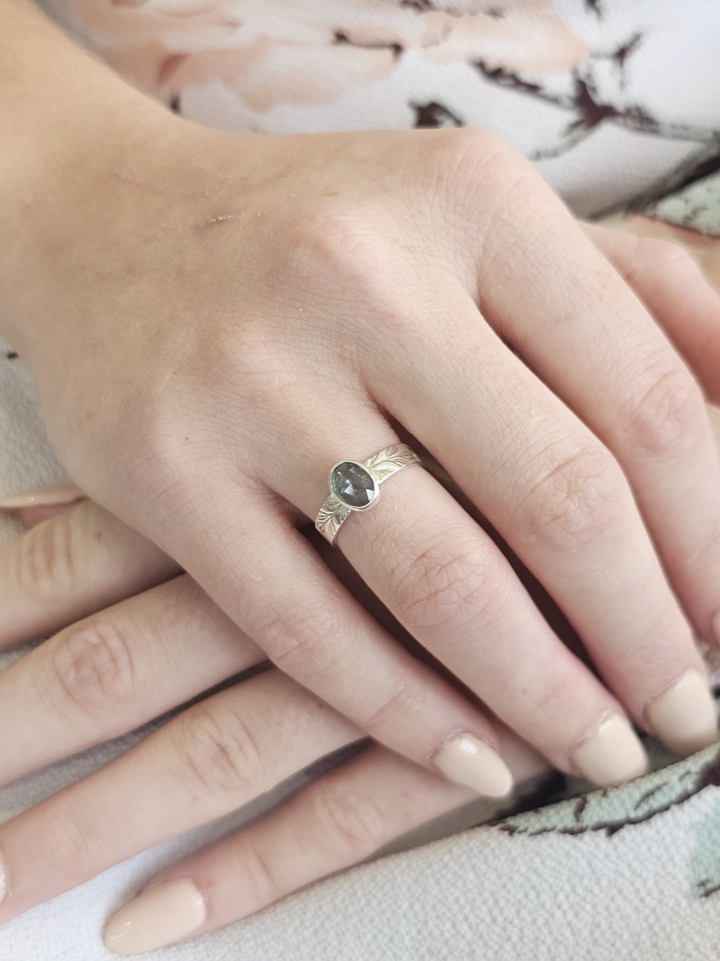 Bague réglable Cyanite – Image 3