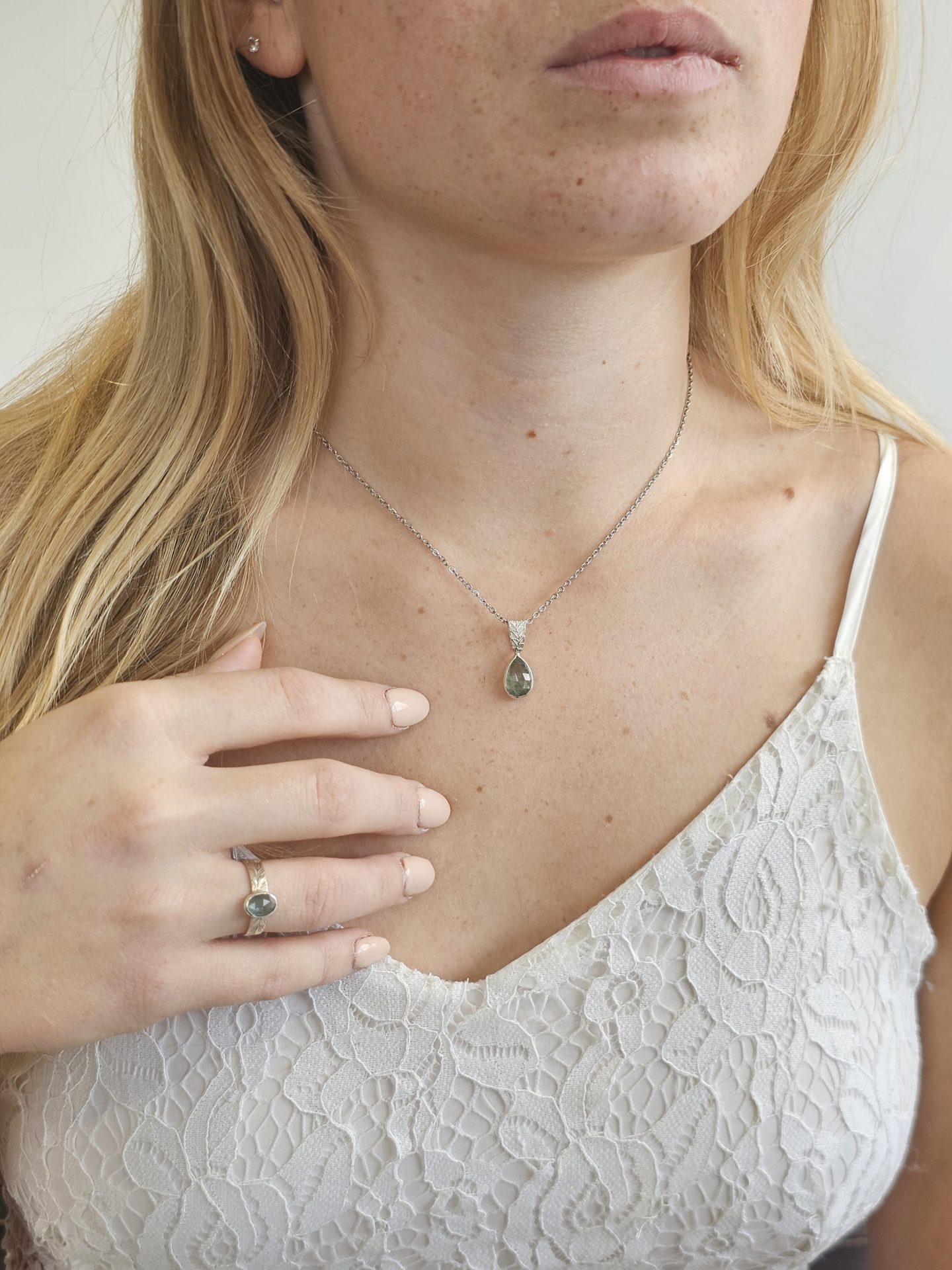 Bague réglable Cyanite – Image 6