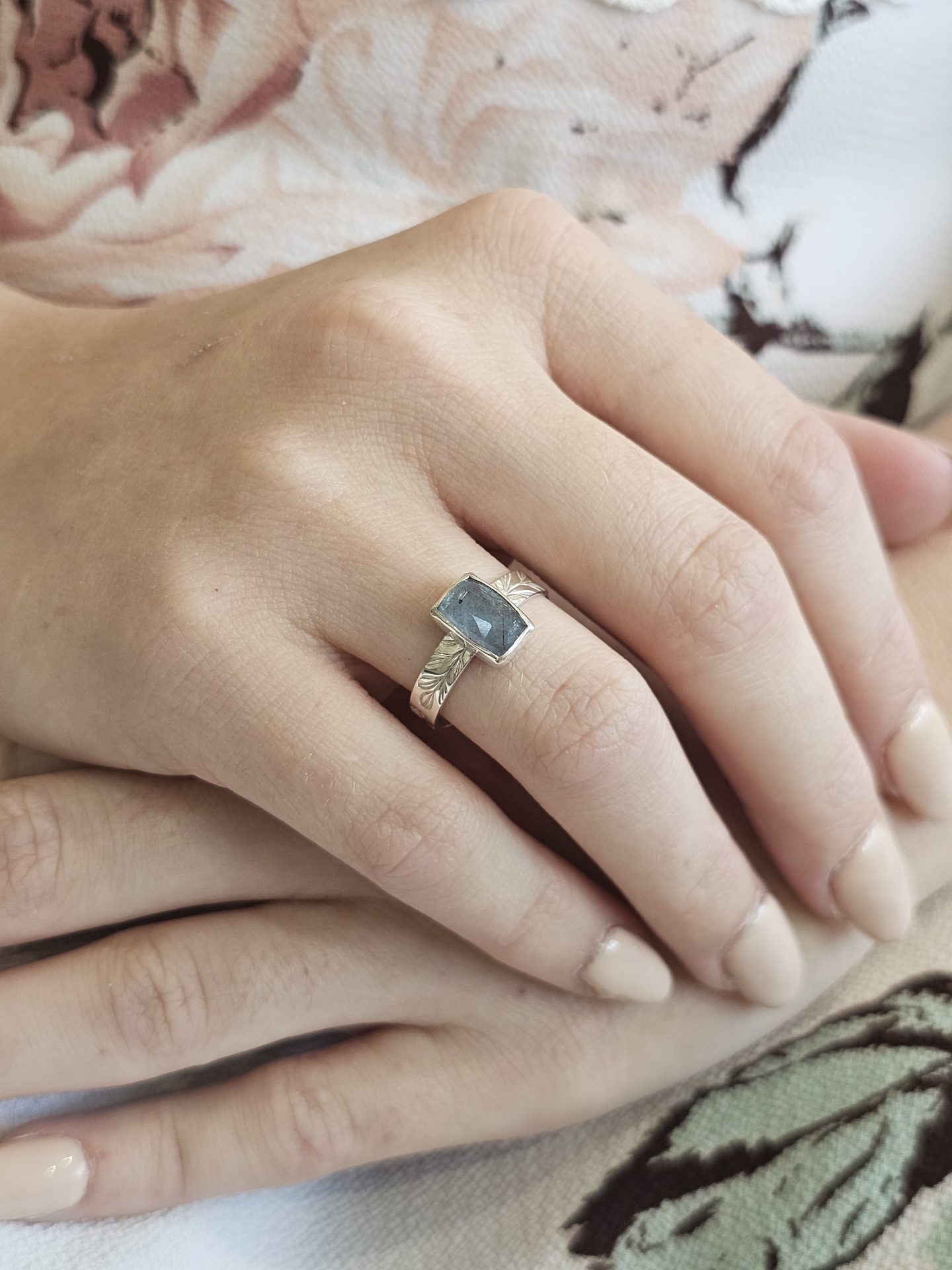 Bague réglable Cyanite – Image 2