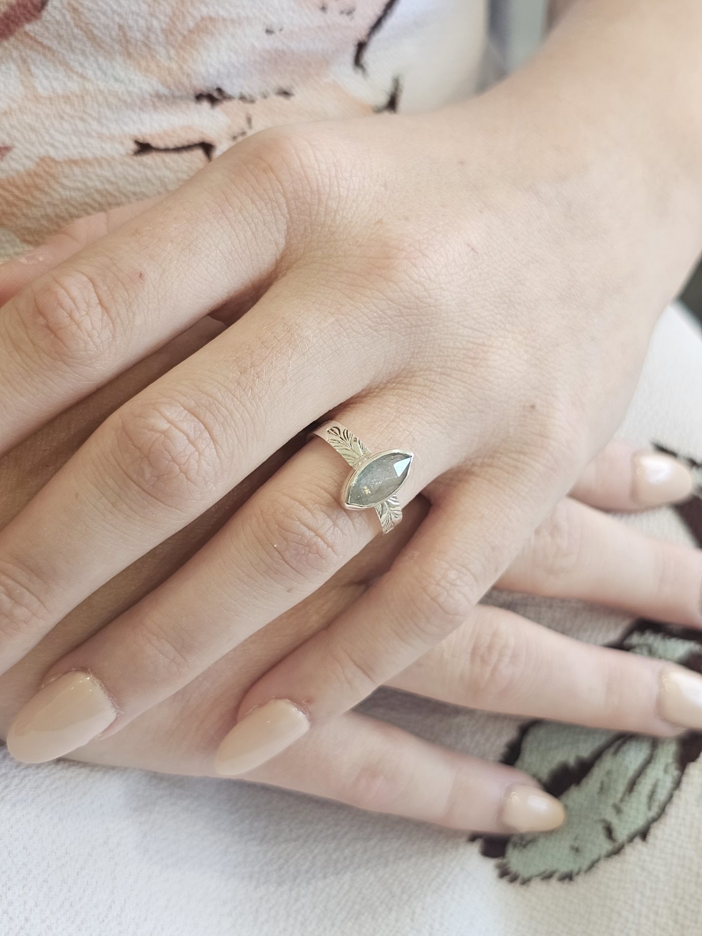 Bague réglable Cyanite – Image 2