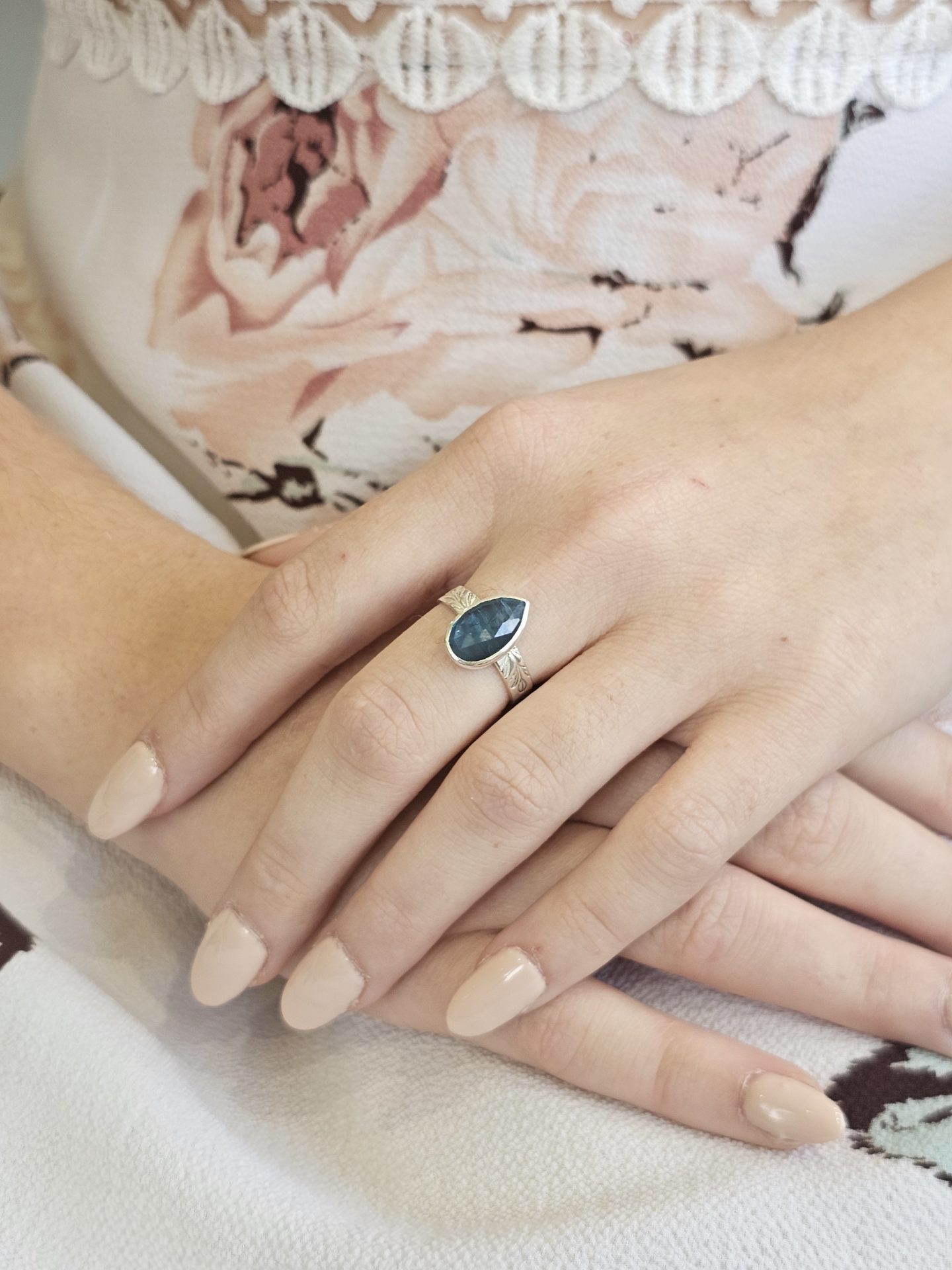 Bague réglable Cyanite – Image 7