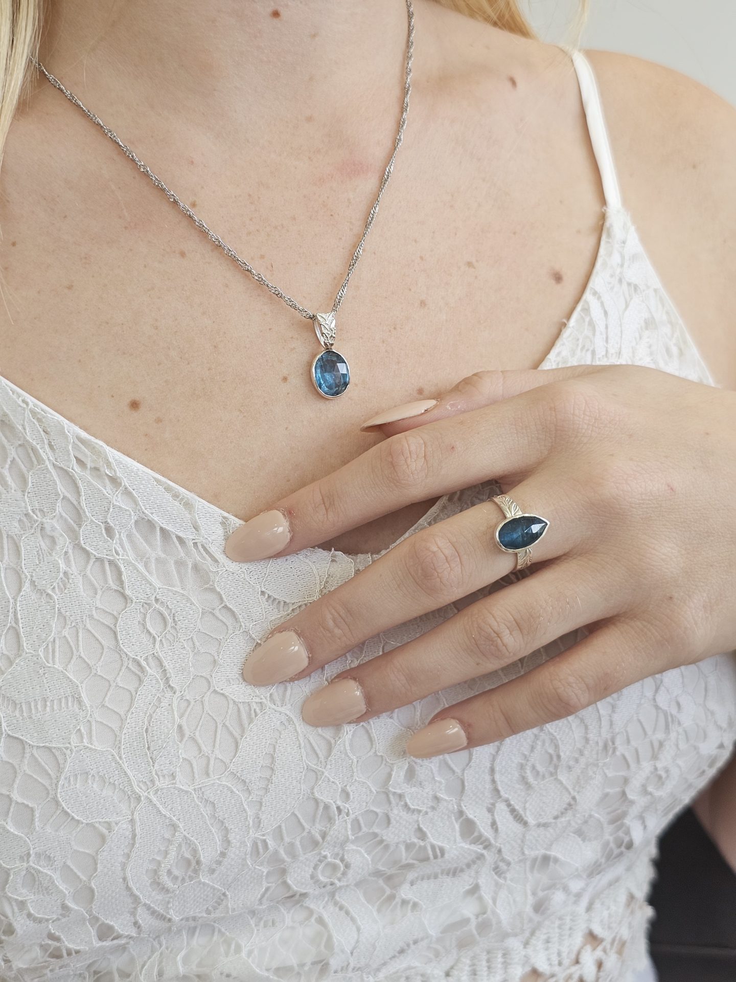 Bague réglable Cyanite – Image 2