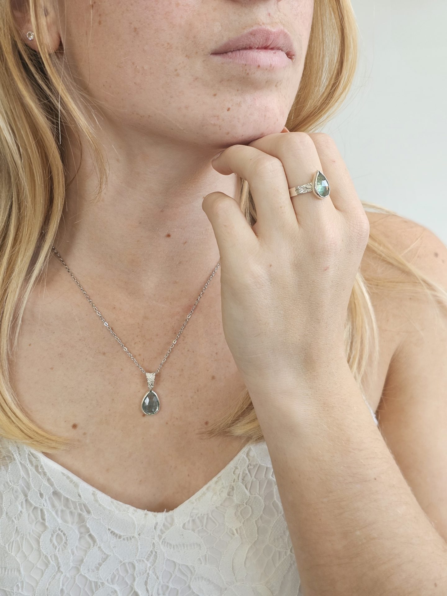 Bague réglable Cyanite – Image 5